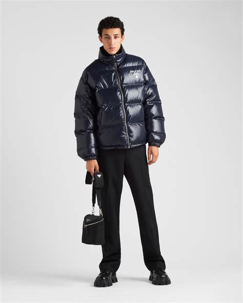 prada men's lightweight jacket|Prada down jacket men's.